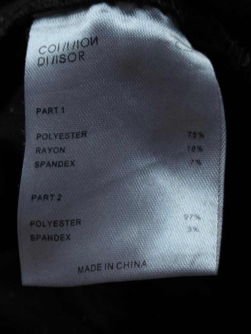 Common divisor 変形ワイドパンツ サイズ1