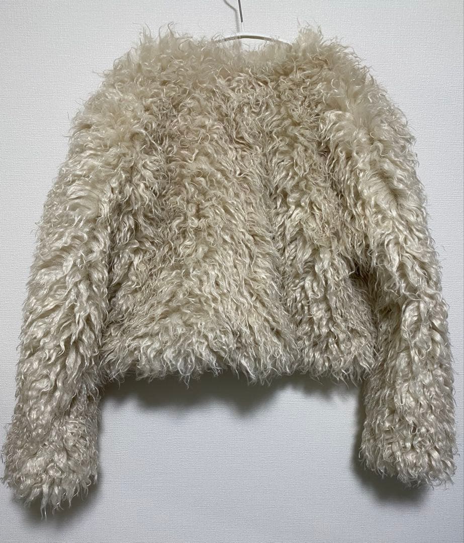 新品タグ付　完売品SeaRoomlynn Cloud fur ノーカラーコート