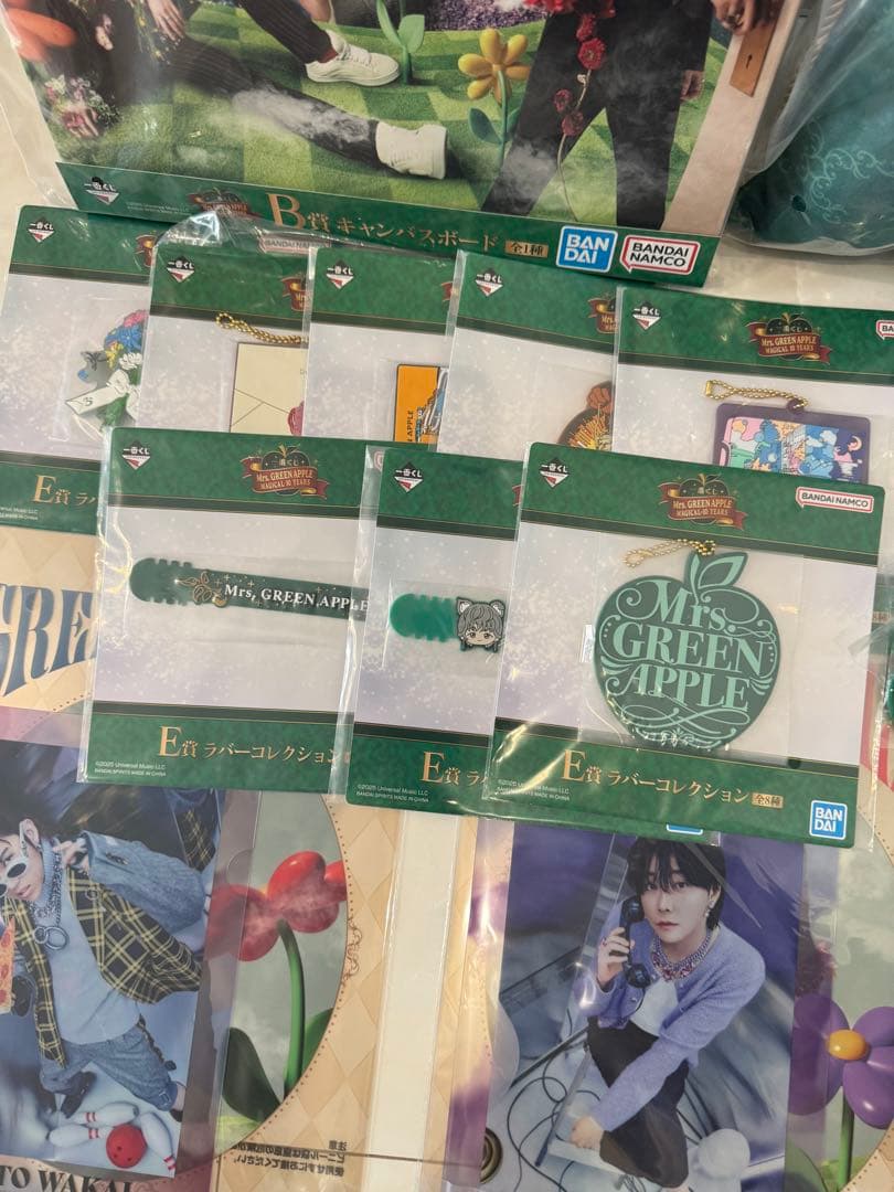 【未開封】Mrs. GREEN APPLE 一番くじABCDEF賞、ラストコンプ