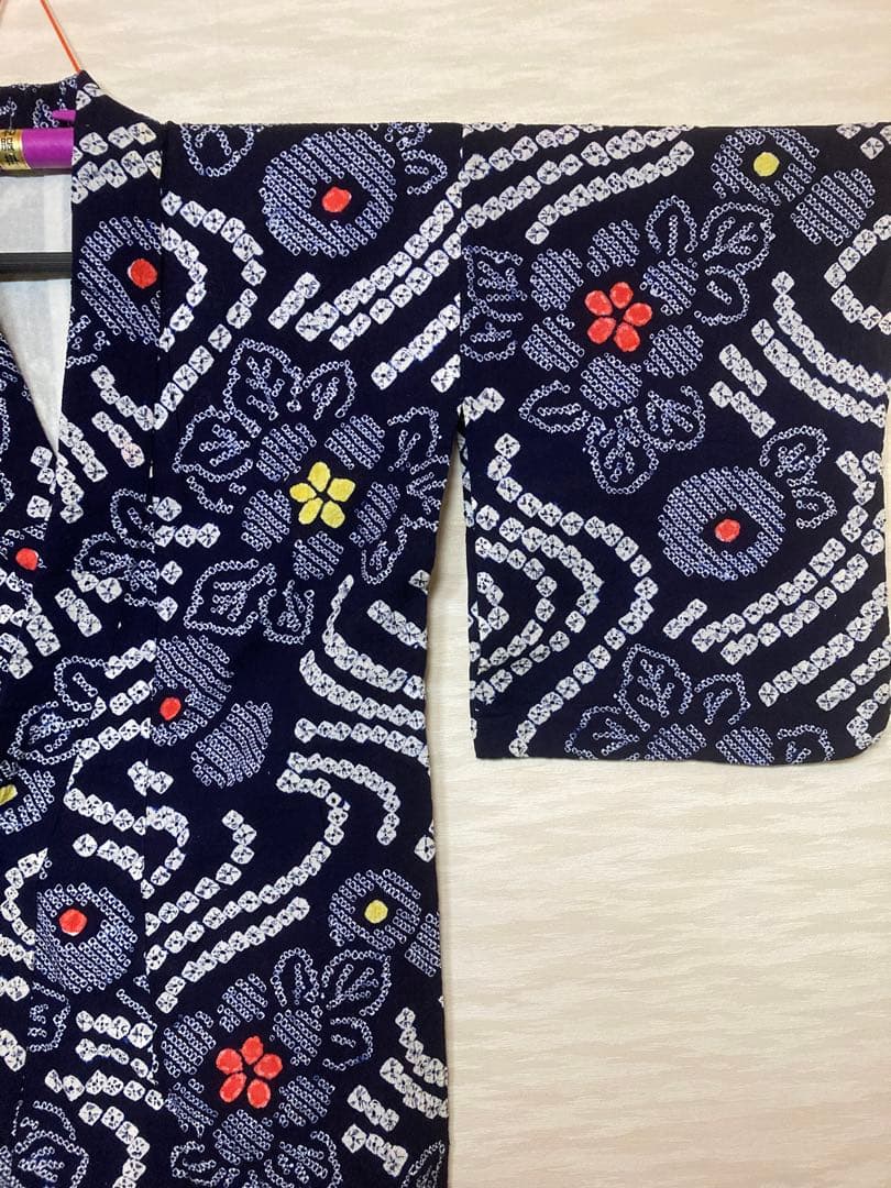 有松絞り　絞り浴衣　② 身丈158