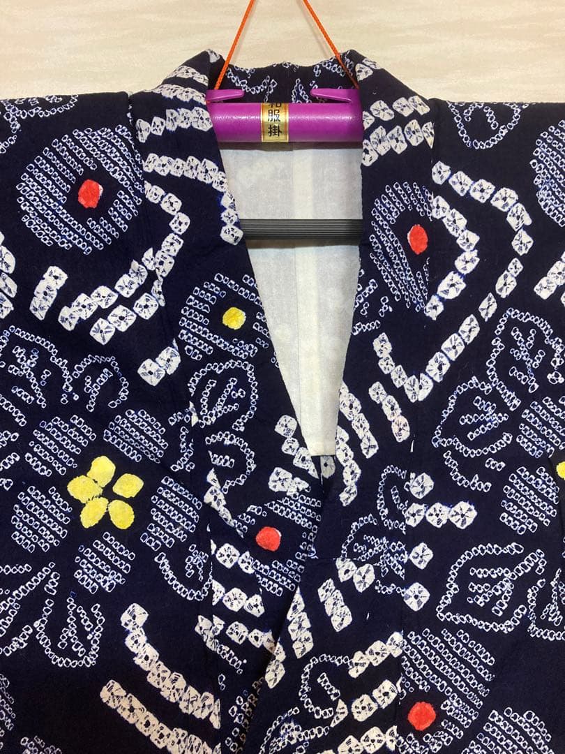 有松絞り　絞り浴衣　② 身丈158