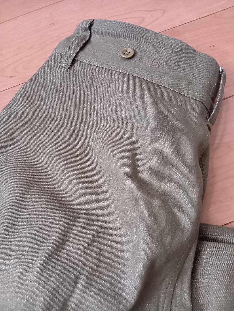 WAIPER グリーンデニム カーゴパンツ　サイズ8