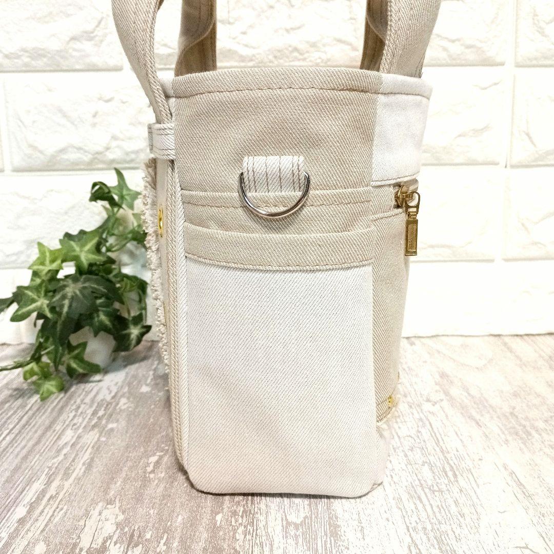 リメイクデニム★SquareサイドPトートバッグ　★A★