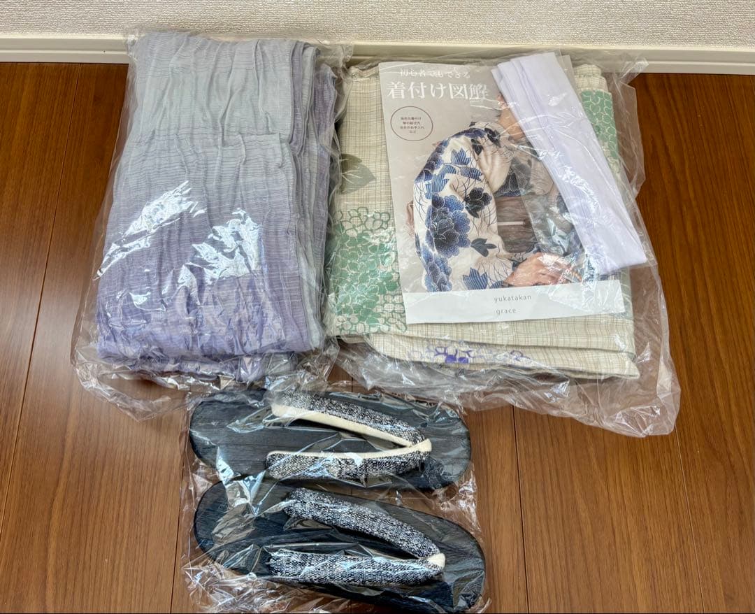 浴衣館グレース　こだわり浴衣５点セット　新品未使用