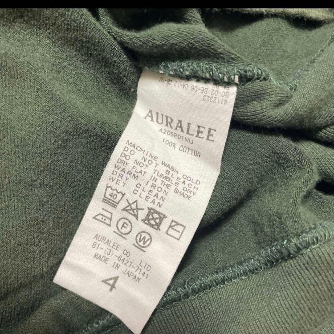 s*.様 AURALEE SUPER HIGH GAUZE SWEAT BIG