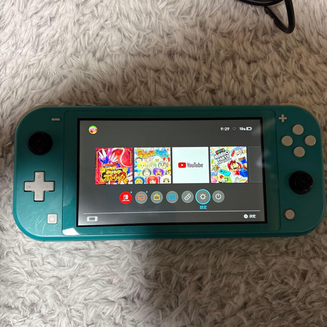 Nintendo Switch Lite ターコイズ　十字キー問題あり