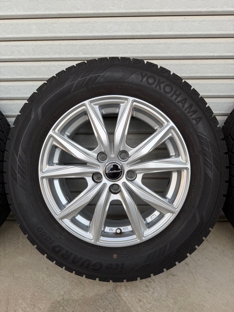 スタッドレス バリ溝 ヨコハマ アイスガード ホイールセット 4本 美品