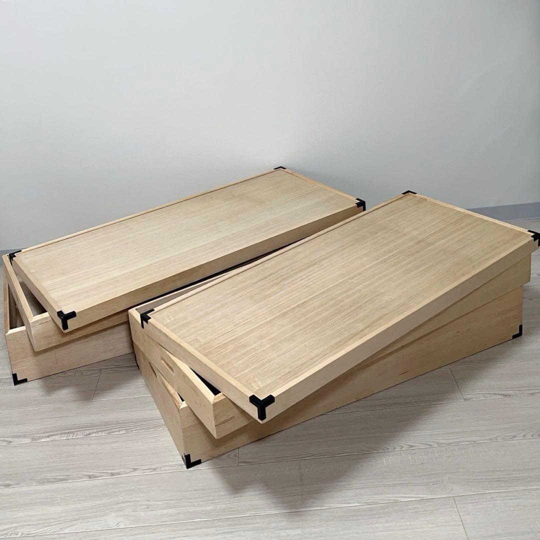 桐 衣装ケース 2段 桐箱 桐ケース 送料無料　2個セット