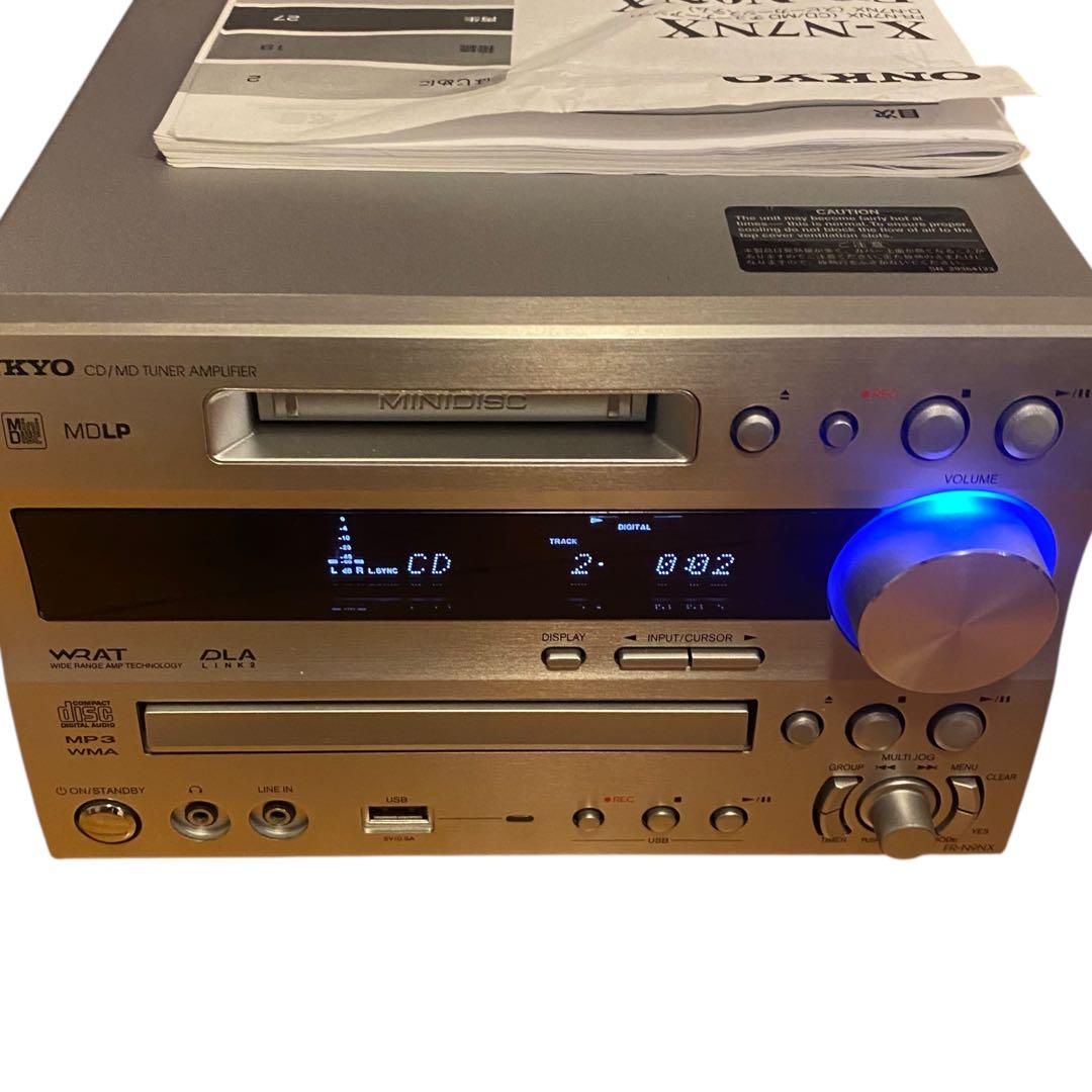 ✨極美品✨ONKYO オンキョー FR-N9NX(S)CD/MDチューナーアンプ