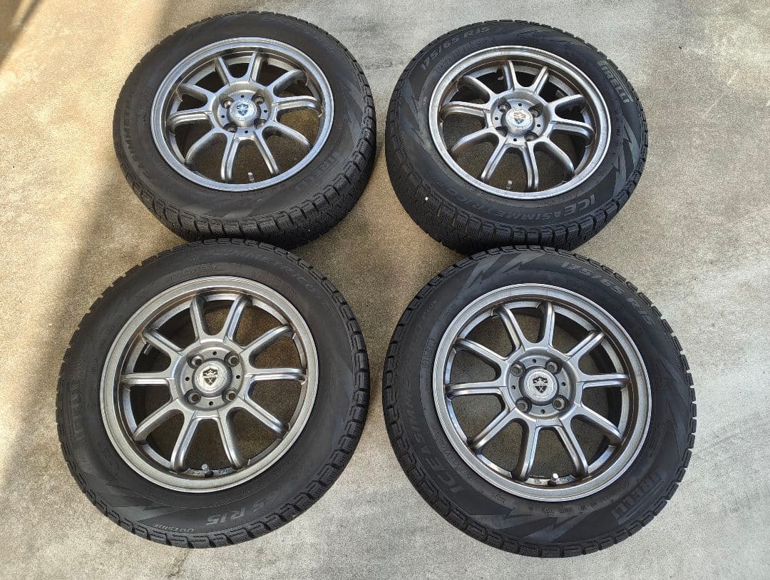 175/65R15 2021年スタッドレス アルミホイールセット