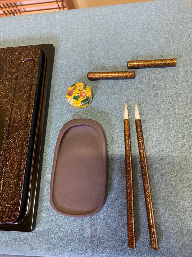 吉田華正　『住吉蒔絵硯箱』