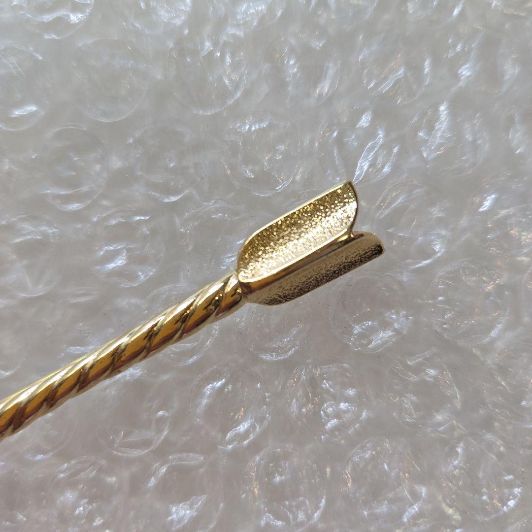 Christian　Dior　ハートブローチ　矢デザイン　クリスチャンディオール