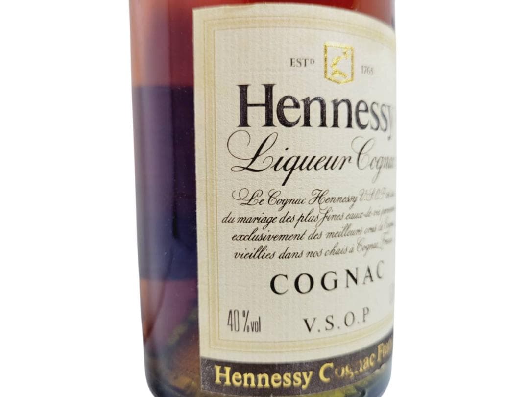 未開栓 Hennessy ヘネシー スリム グリーンボトル VSOP ブランデー