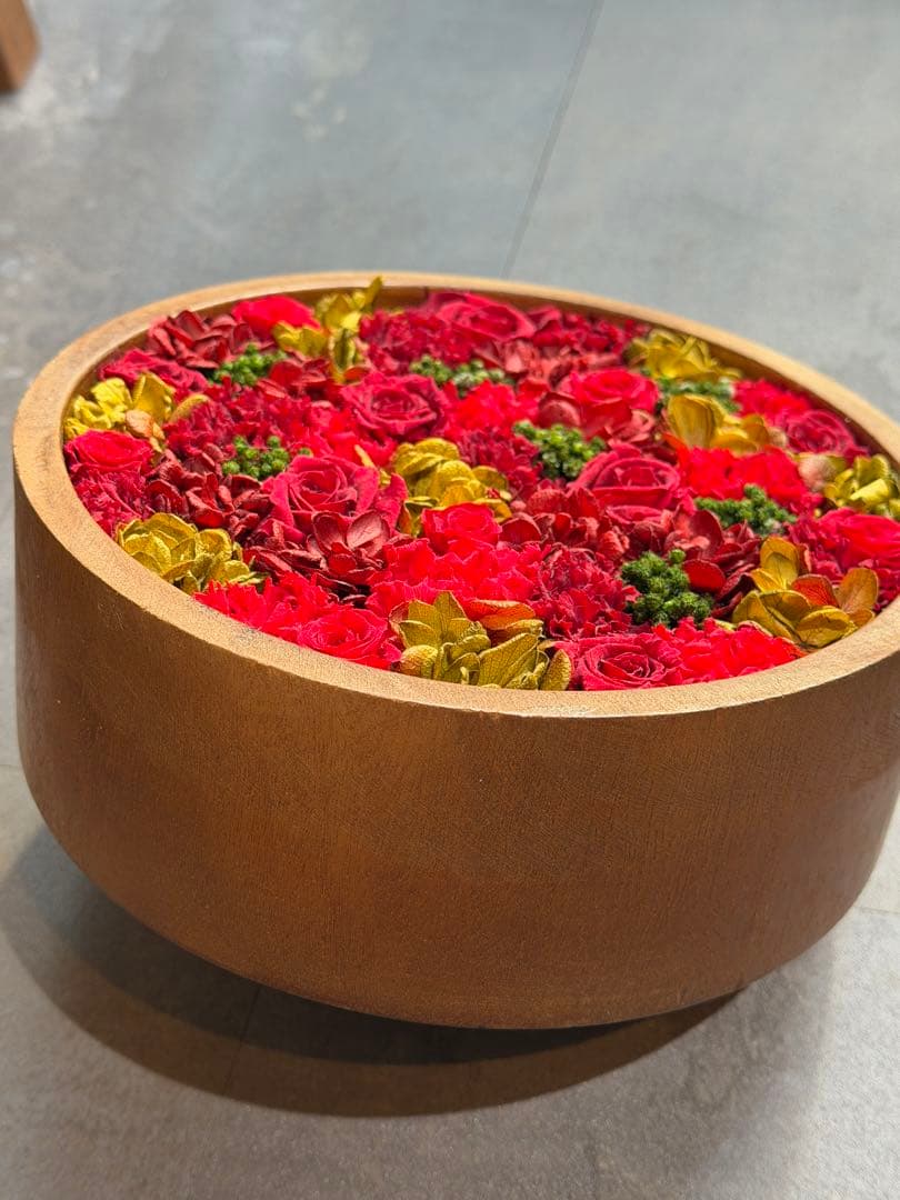 ニコライバーグマン　プリザーブドフラワーアレンジメント マンゴーポット