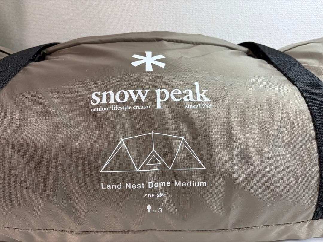 未使用品⭐︎ peak スノーピーク　ランドネストドームM SDE-260