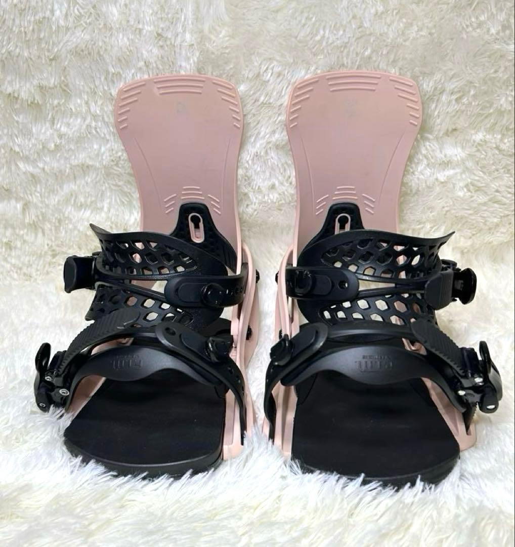 最終価格！FLUX スノーボードビンディング ブラック/ピンク　スノボ