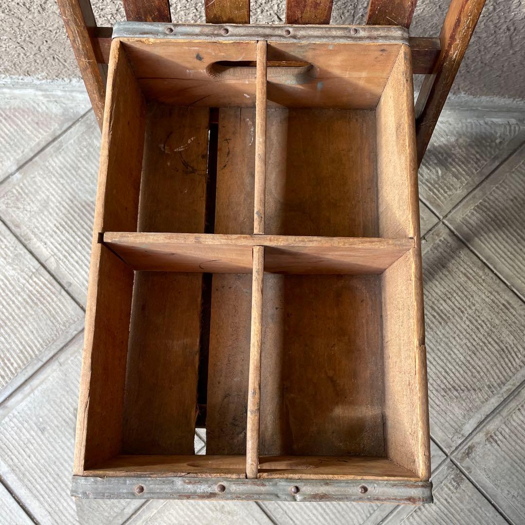 貴重★60s　DRYカナダドライ　ビンテージ木箱ウッドボックスUSA