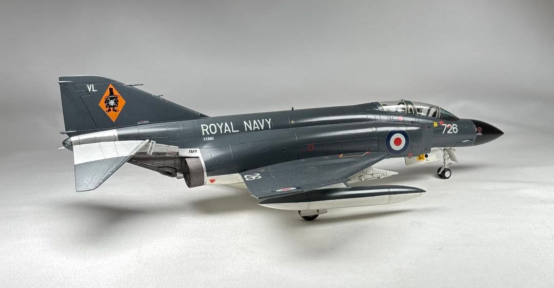 【完成品】フジミ 1/72 ブリティッシュ ファントム F-4K