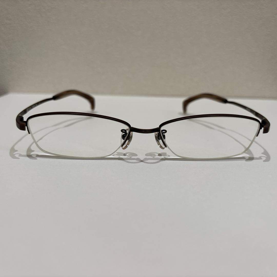 999.9 チタンフレーム 度入りメガネ