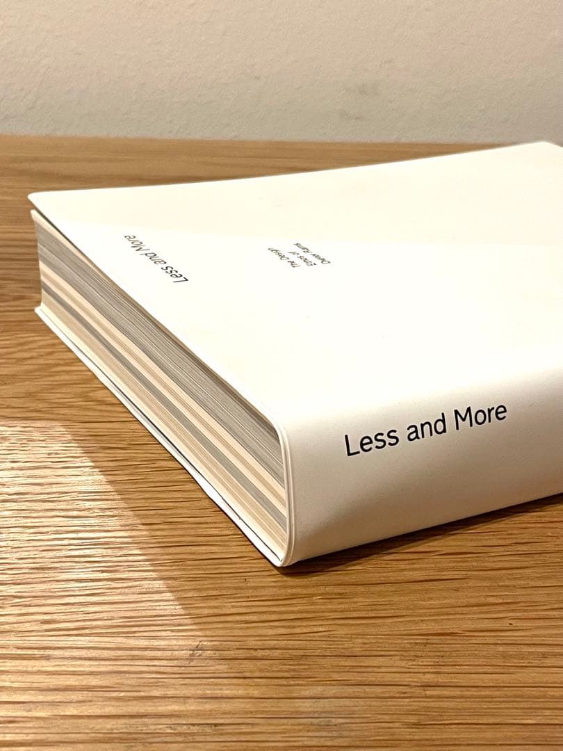【希少・完品】ディーター・ラムス展 図録「Less and More」特典付