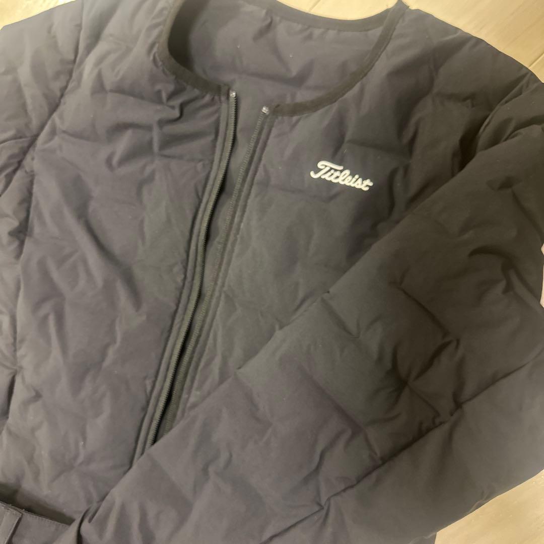 か*に様 タイトリスト　セットアップ　ダウン　黒　軽量　S M