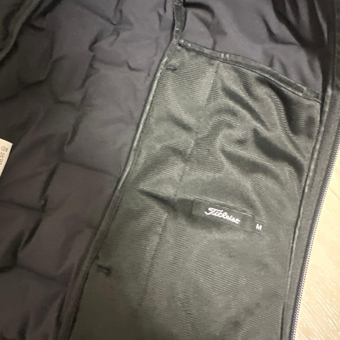 か*に様 タイトリスト　セットアップ　ダウン　黒　軽量　S M