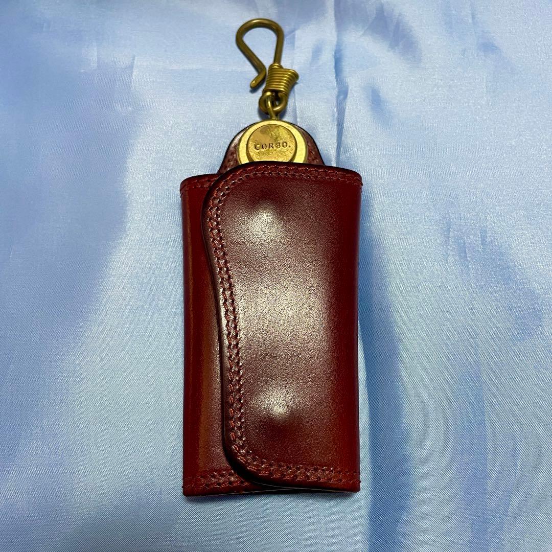 CORBOコルボ キーケース SLATE 8LC-9376 レディッシュブラウン