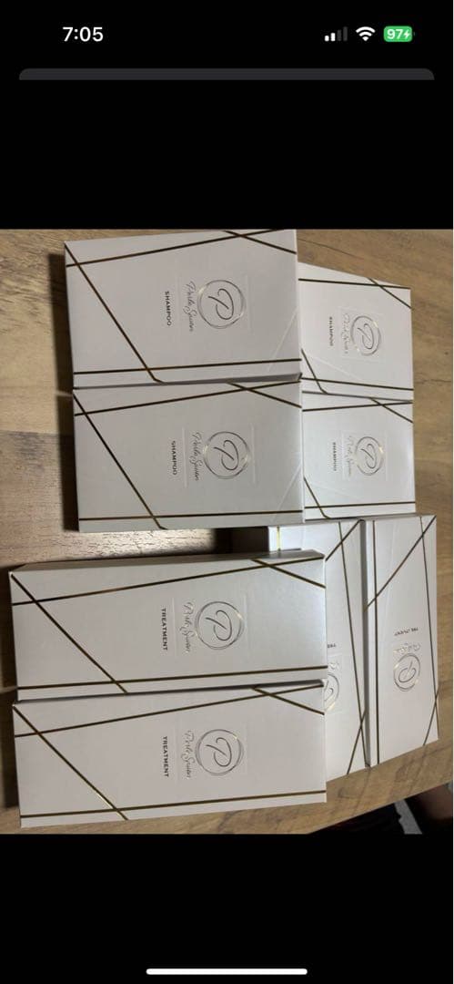 さだ ペルルセボンシャンプー 5個 　　　　　トリートメント5個セット