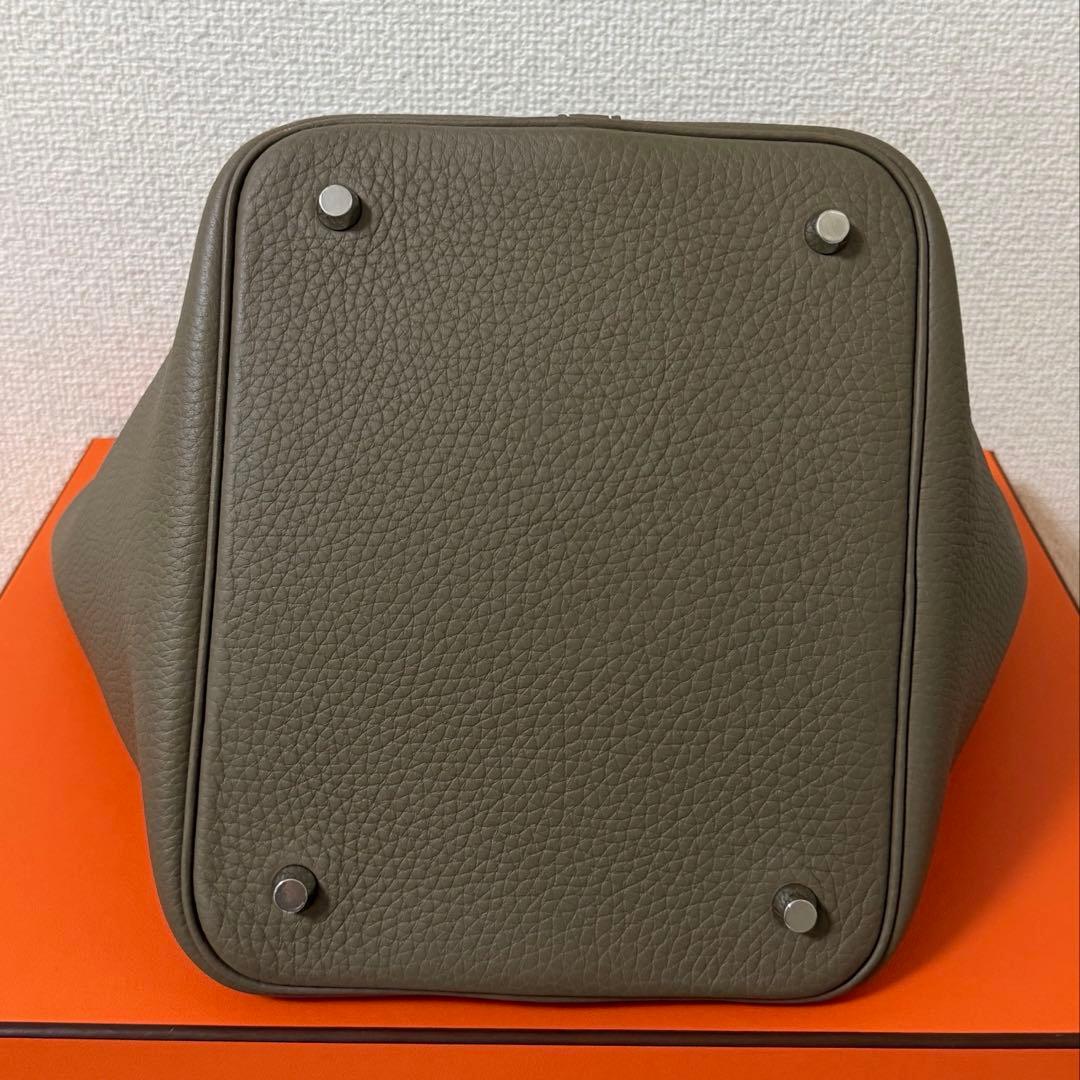 エルメス K刻印2025年製 ピコタンロックMM カデナ付き ハンドバッグ