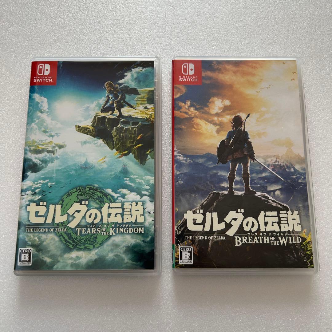 ゼルダの伝説 ティアーズ オブ ザ キングダムとブレス オブ ザ ワイルドの2本