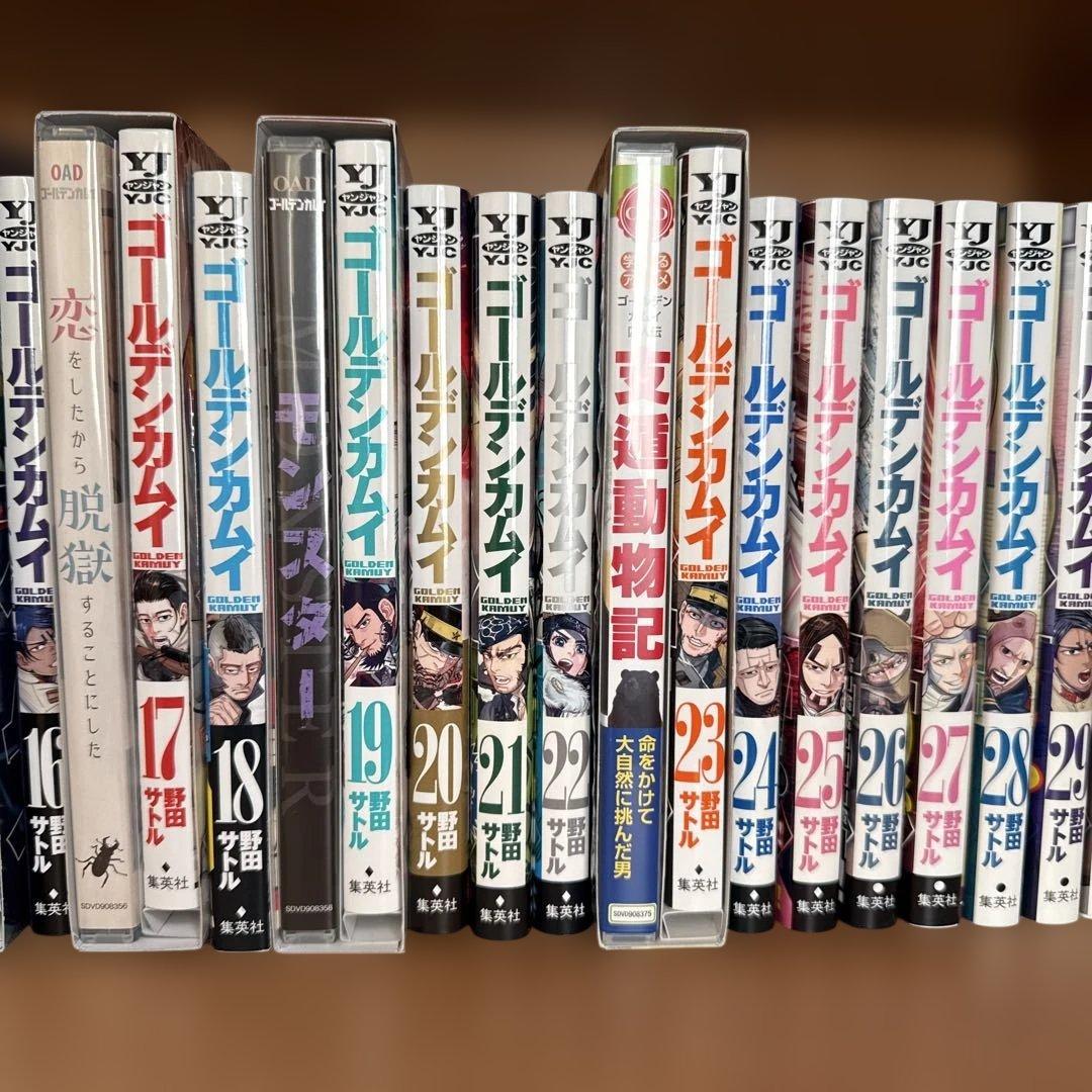 ゴールデンカムイ　全巻セット 公式ファンブック　DVD付き