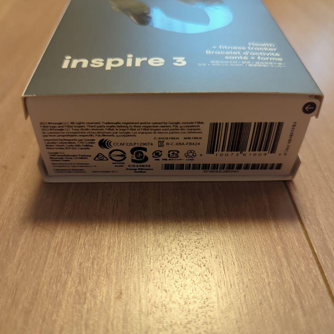 Fitbit Inspire 3 ブラック