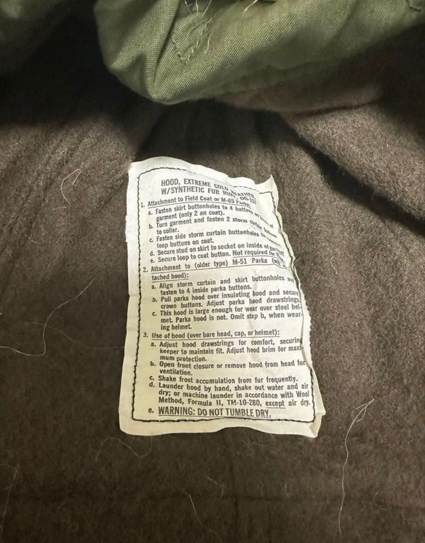 70's m65フルセット　フィッシュテールパーカー モッズコート M-65
