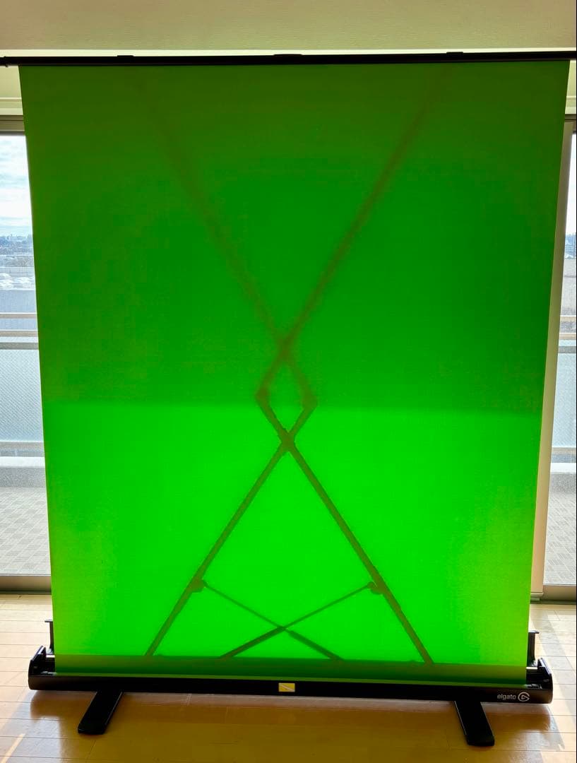Elgato（エルガト）自立・収納式グリーンスクリーン　グリーンバック