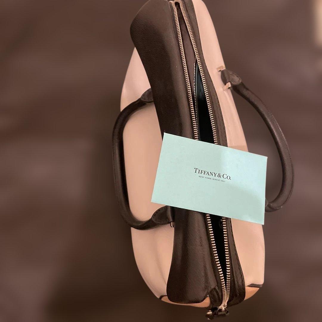 Tiffany & Co. ハンドバッグ グレー ベージュ