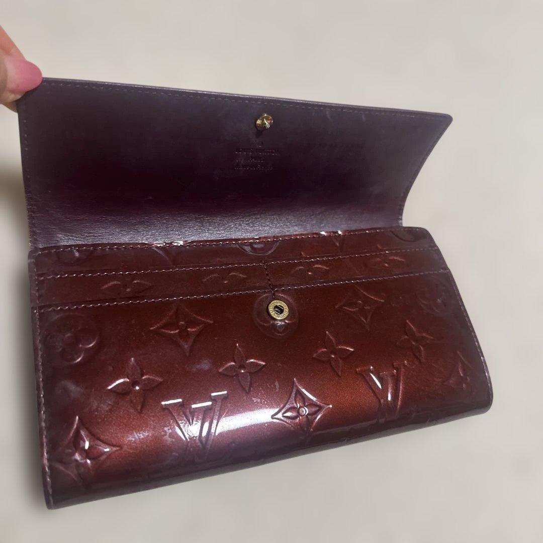 ら*ど様 Louis Vuitton ヴェルニ長財布　ボルドー