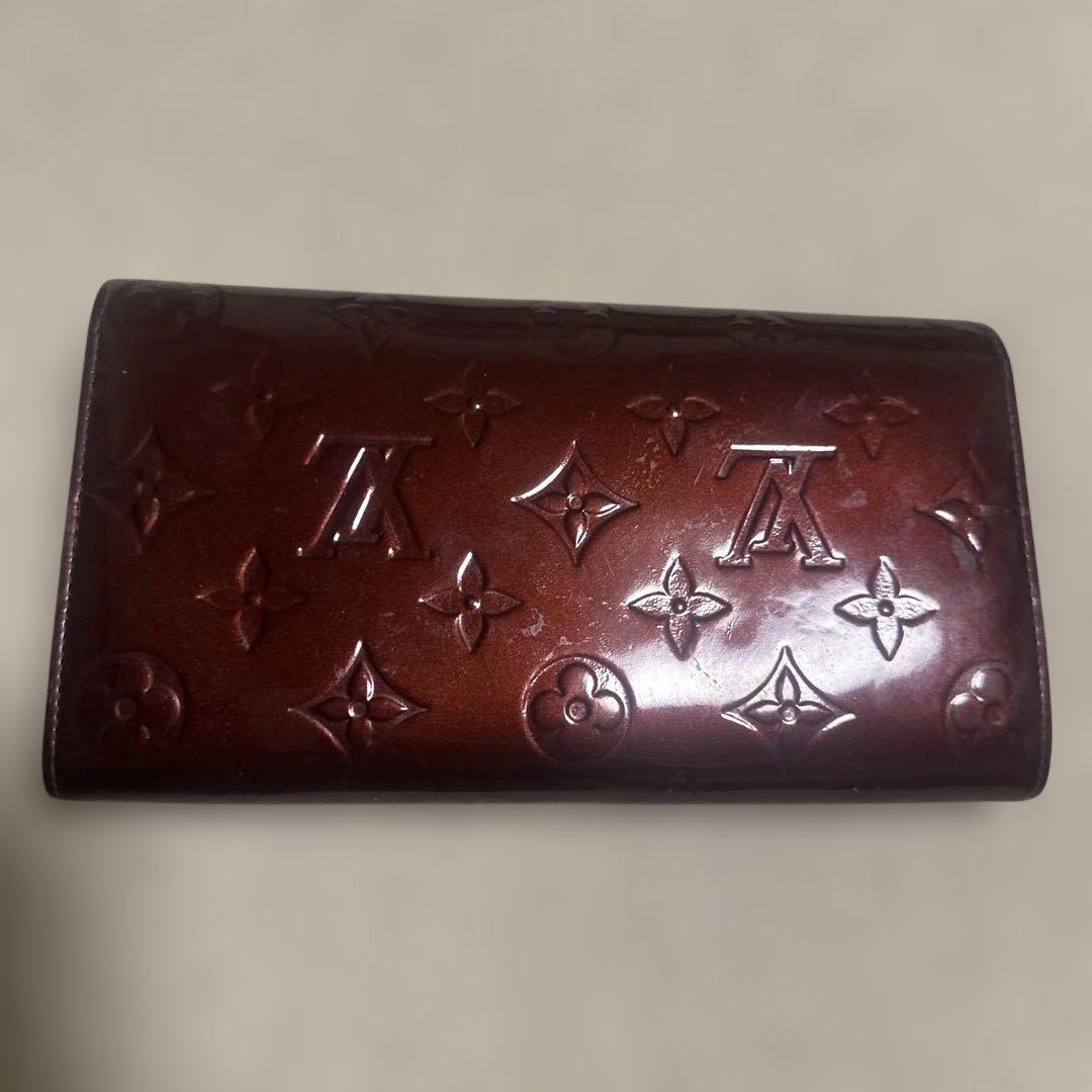 ら*ど様 Louis Vuitton ヴェルニ長財布　ボルドー