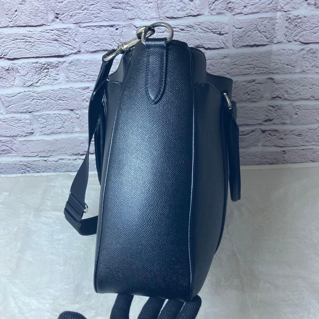 コーチ✨メトロポリタン 2way ３室 A4 ビジネスバッグ サフィアーノレザー