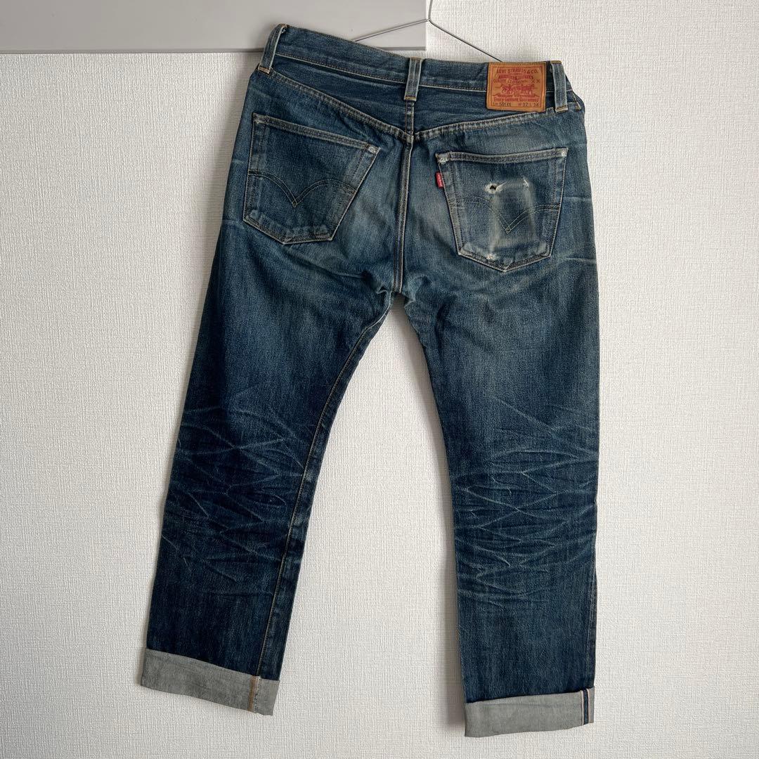 希少 Levi's 501XX W32 赤耳 ビッグE 色落ち最高ハチノス鬼ヒゲ