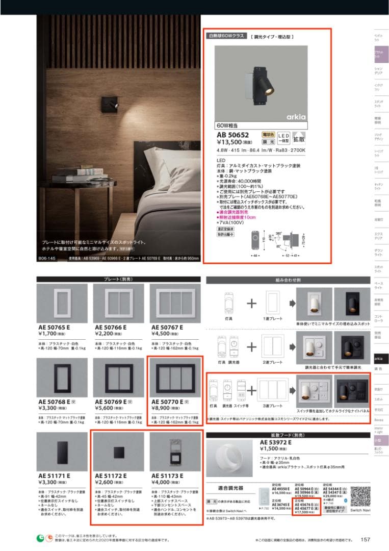 スポットライト コイズミ照明 　ベットサイド　コンセント　調光　スイッチ　多機能