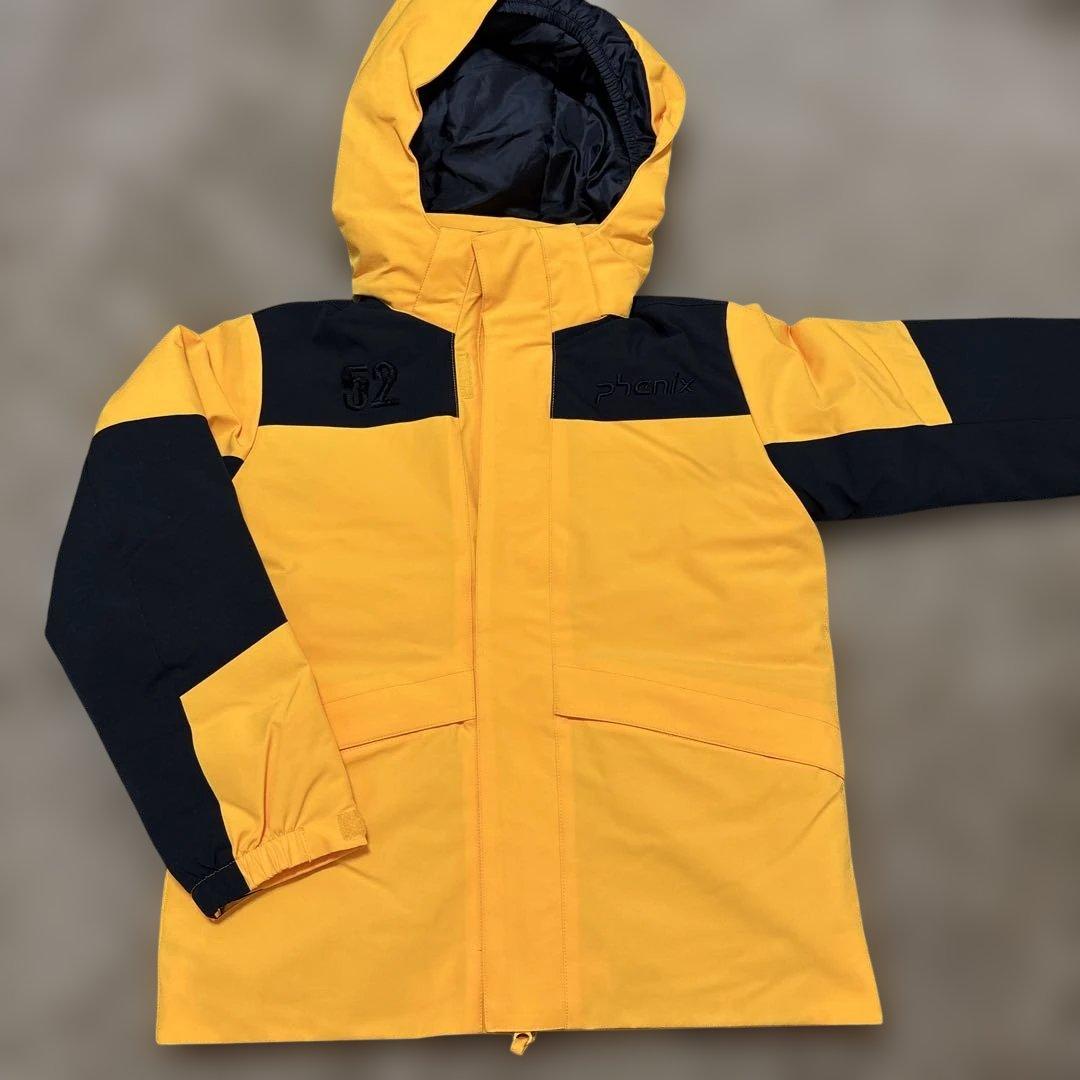 phenix 子ども用スキーウェアセット 140㎝ 美品！黒と黄色