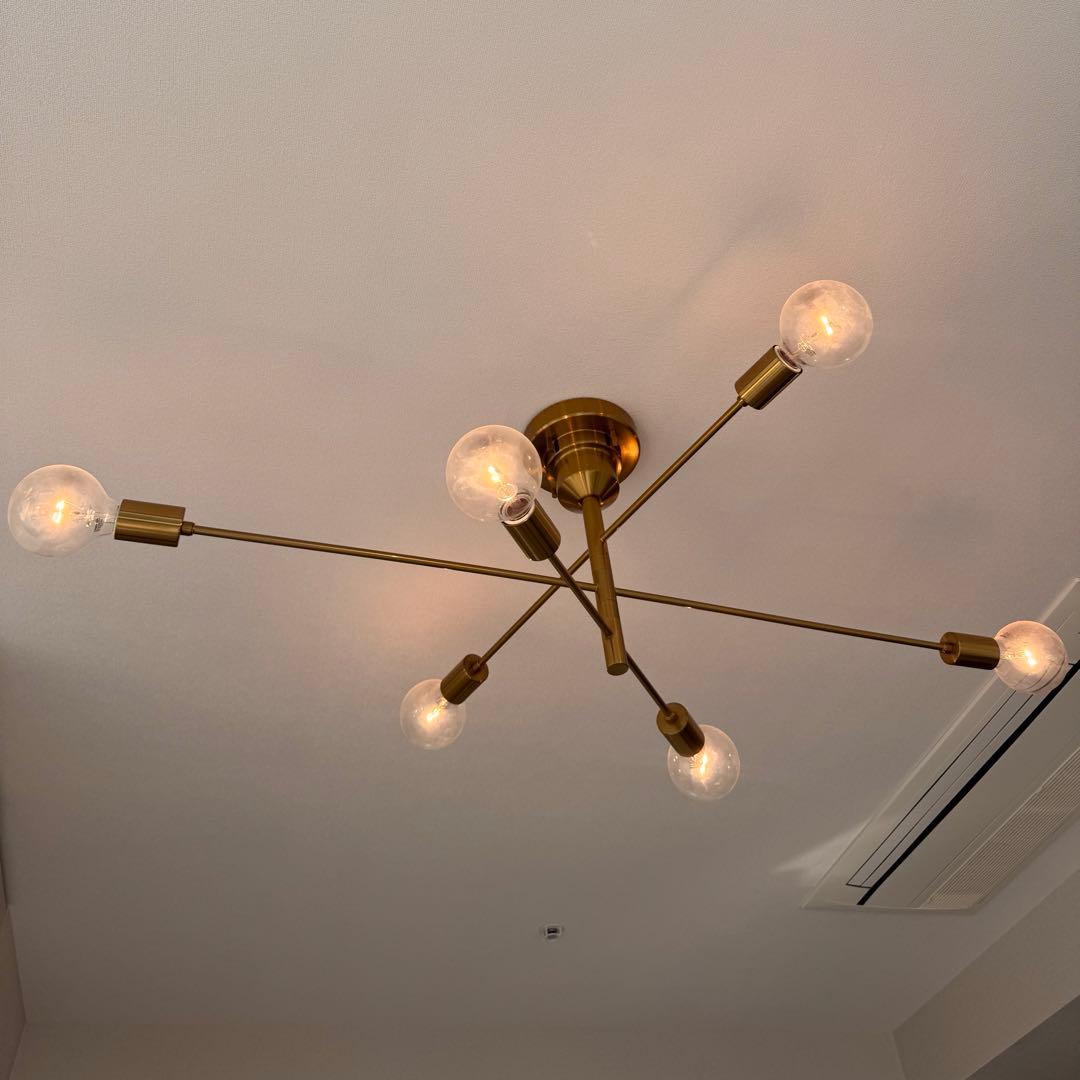 シーリングライト　unico Astre ゴールド　照明　ウニコ