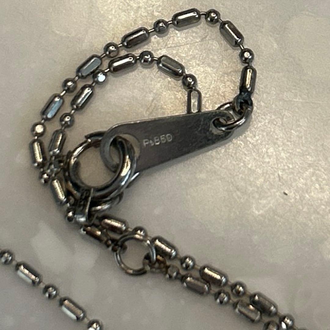 ルビー プラチナネックレス