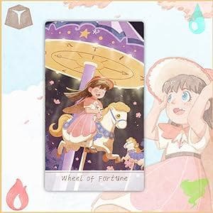 【正規品タロットカード】癒し＆キュート✨少女と猫の物語のデッキ／ポータブル版