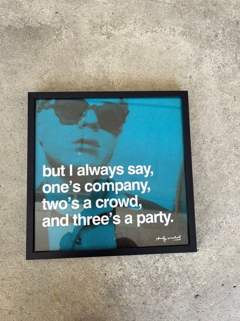 アート　アンディウォーホル　4枚セット