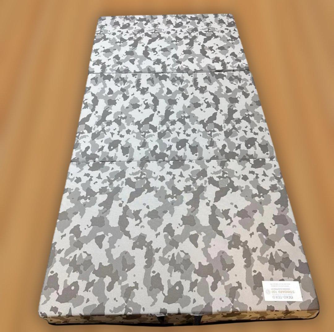 ■美品中古■マニフレックス「カモウィング」 三つ折りマットレス／シングル