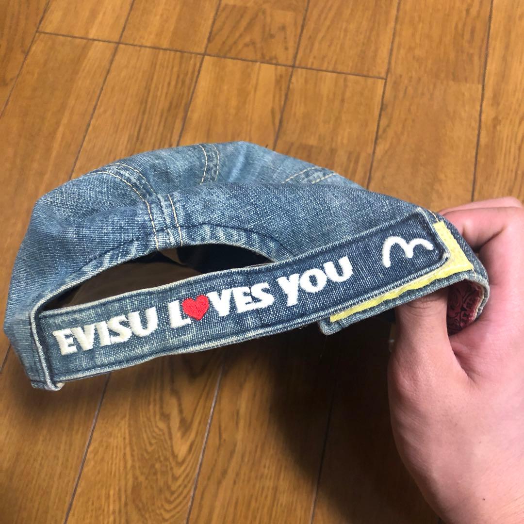 デニム イエローロゴ ベースボールキャップ