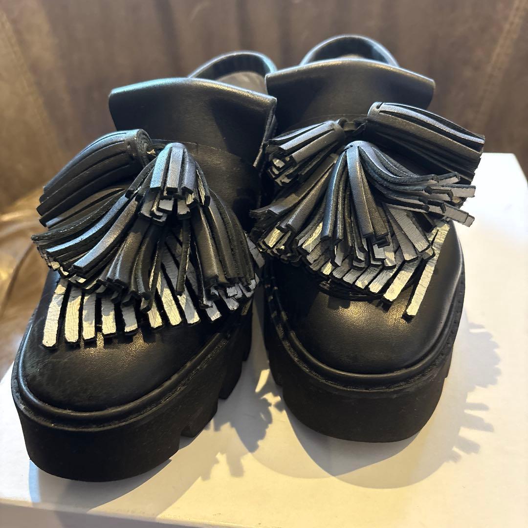 Maison Margiela フリンジローファー ブラック36サイズ