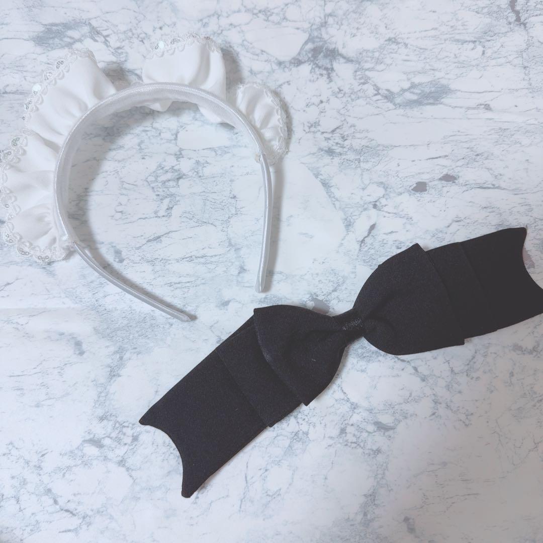 コスプレ Malymoon パフスリーブデニムドールメイド