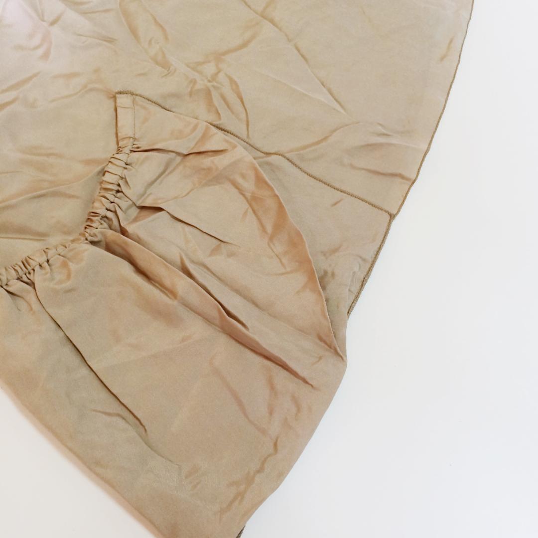 PRADA シルク ワンピース ベージュ サイズ40 イタリア製 半袖 プラダ